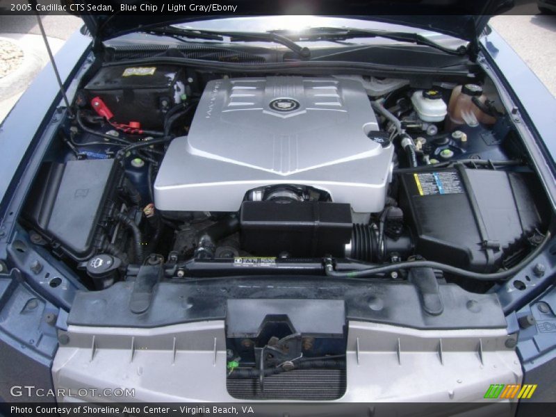 Blue Chip / Light Gray/Ebony 2005 Cadillac CTS Sedan