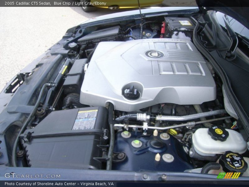 Blue Chip / Light Gray/Ebony 2005 Cadillac CTS Sedan