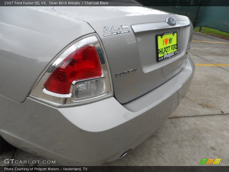 Silver Birch Metallic / Charcoal Black 2007 Ford Fusion SEL V6