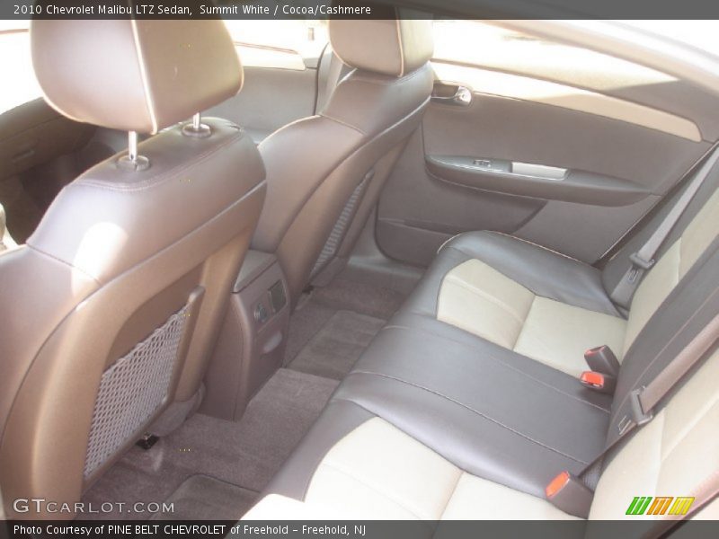 Summit White / Cocoa/Cashmere 2010 Chevrolet Malibu LTZ Sedan