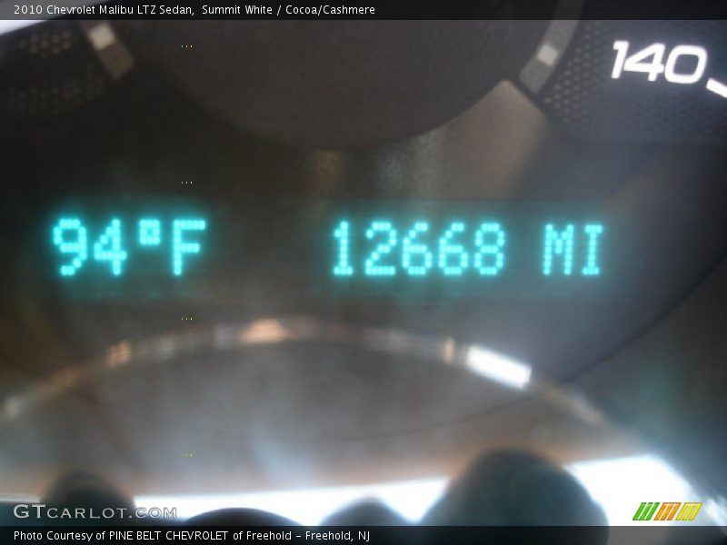 Summit White / Cocoa/Cashmere 2010 Chevrolet Malibu LTZ Sedan