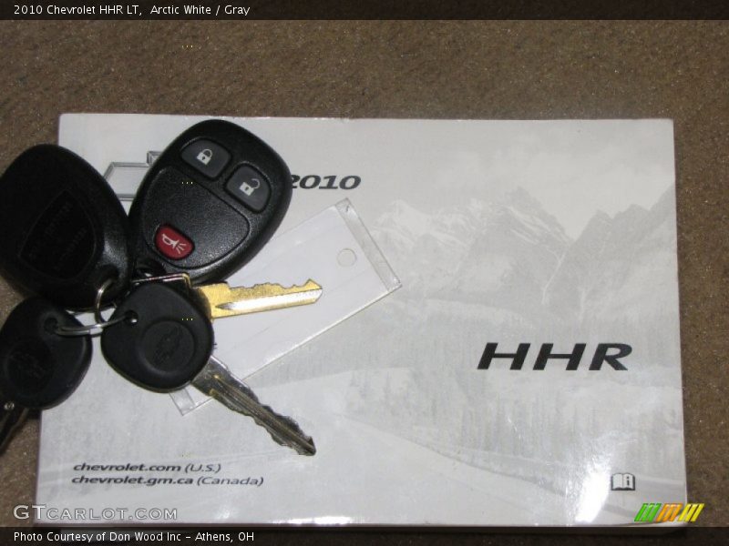 Arctic White / Gray 2010 Chevrolet HHR LT