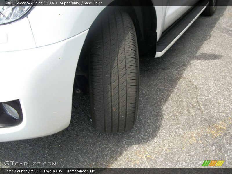 Super White / Sand Beige 2008 Toyota Sequoia SR5 4WD