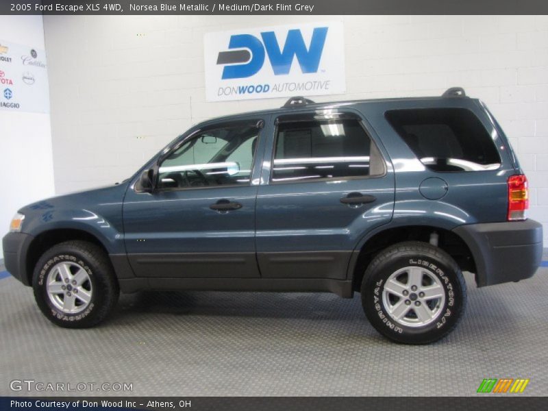 Norsea Blue Metallic / Medium/Dark Flint Grey 2005 Ford Escape XLS 4WD
