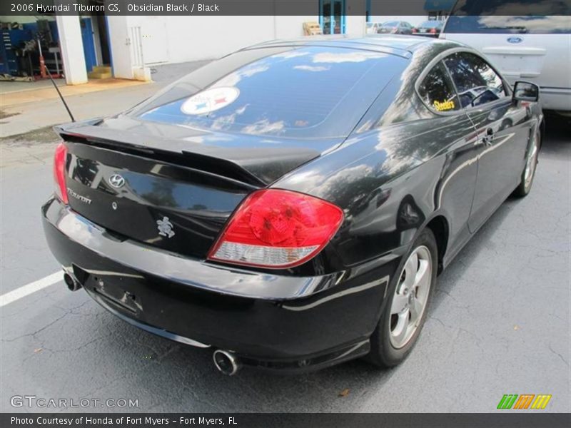 Obsidian Black / Black 2006 Hyundai Tiburon GS