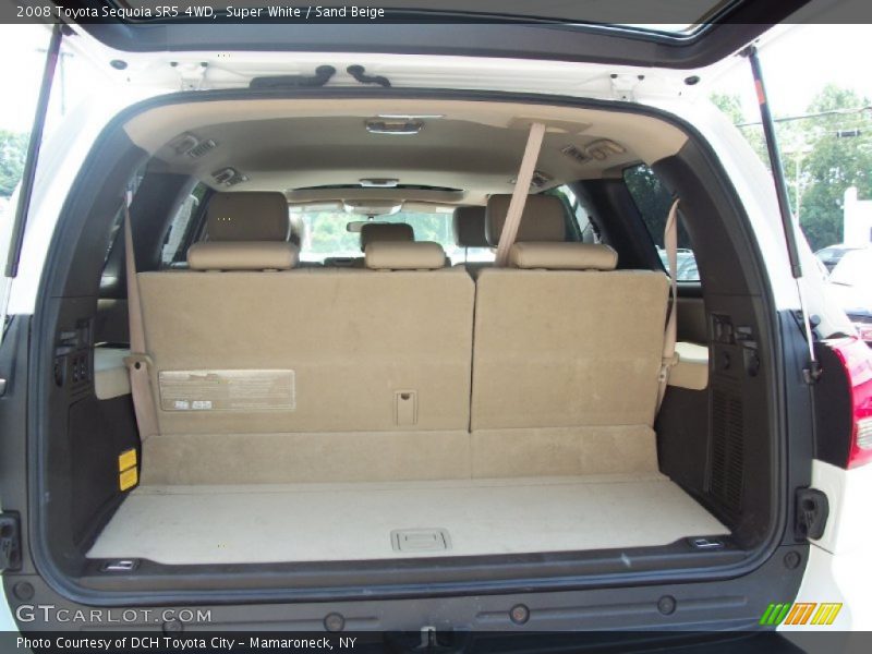 Super White / Sand Beige 2008 Toyota Sequoia SR5 4WD