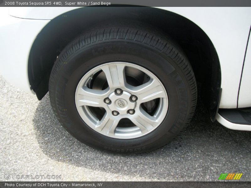 Super White / Sand Beige 2008 Toyota Sequoia SR5 4WD