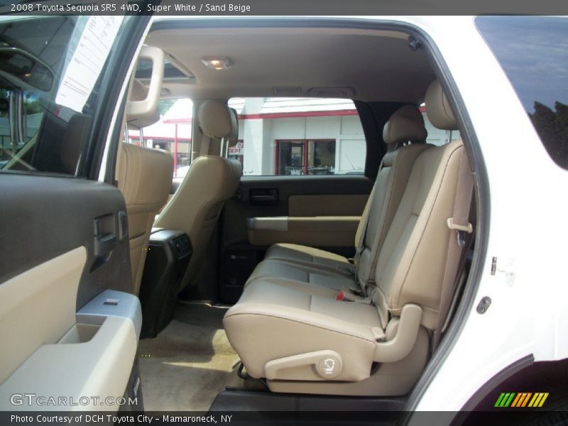Super White / Sand Beige 2008 Toyota Sequoia SR5 4WD