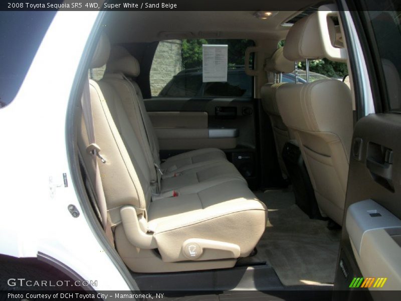 Super White / Sand Beige 2008 Toyota Sequoia SR5 4WD