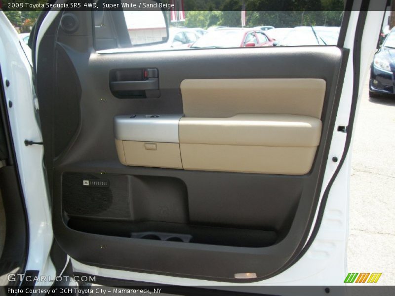 Super White / Sand Beige 2008 Toyota Sequoia SR5 4WD