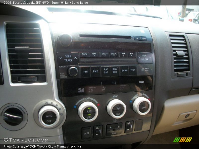 Super White / Sand Beige 2008 Toyota Sequoia SR5 4WD