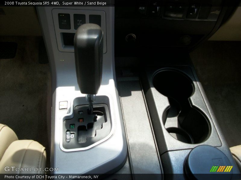 Super White / Sand Beige 2008 Toyota Sequoia SR5 4WD