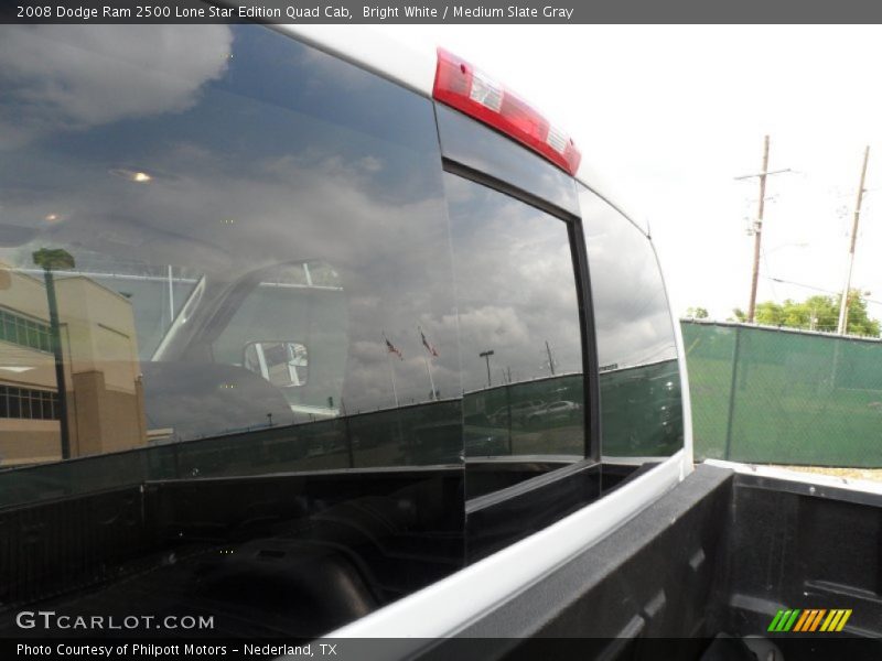 Bright White / Medium Slate Gray 2008 Dodge Ram 2500 Lone Star Edition Quad Cab