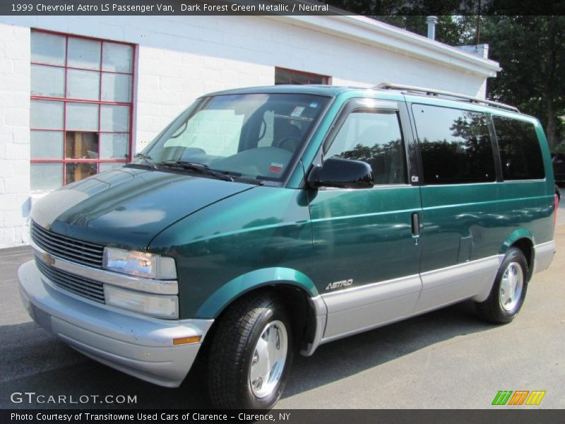Dark Forest Green Metallic / Neutral 1999 Chevrolet Astro LS Passenger Van
