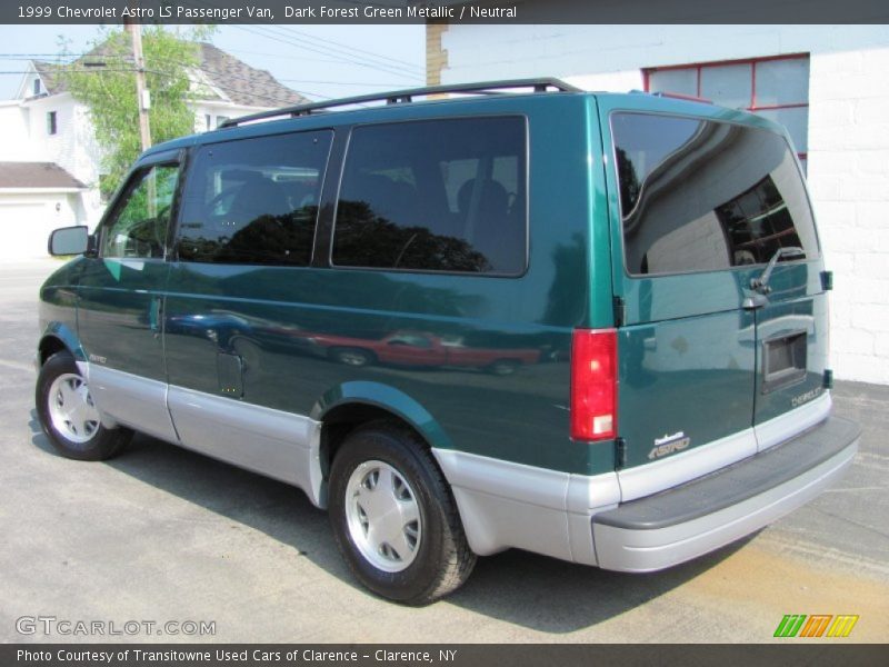 Dark Forest Green Metallic / Neutral 1999 Chevrolet Astro LS Passenger Van