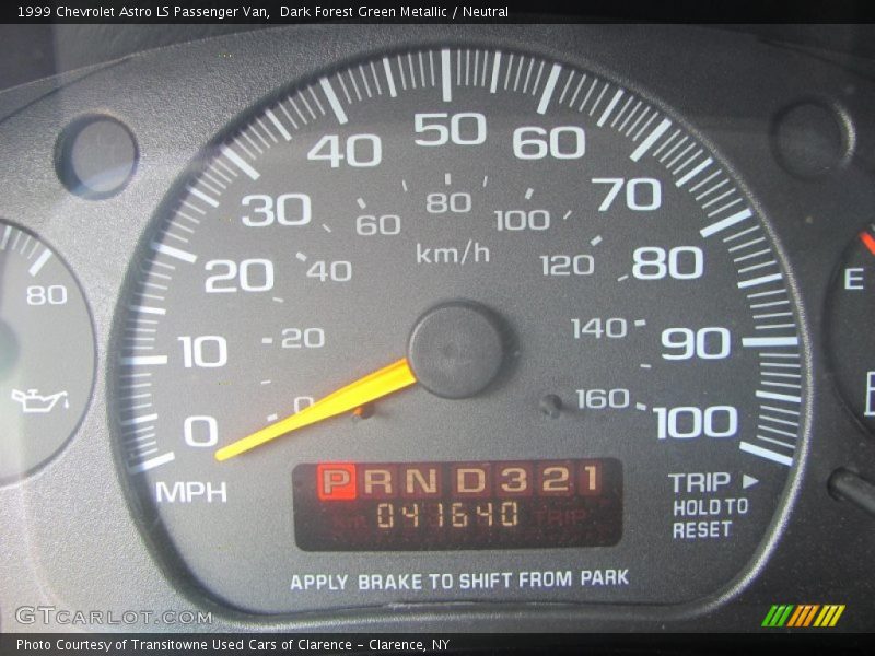 Dark Forest Green Metallic / Neutral 1999 Chevrolet Astro LS Passenger Van
