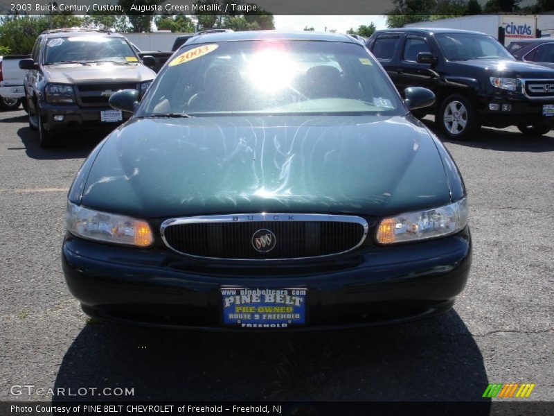 Augusta Green Metallic / Taupe 2003 Buick Century Custom