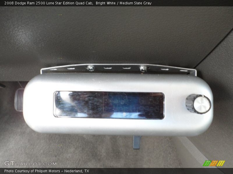 Bright White / Medium Slate Gray 2008 Dodge Ram 2500 Lone Star Edition Quad Cab