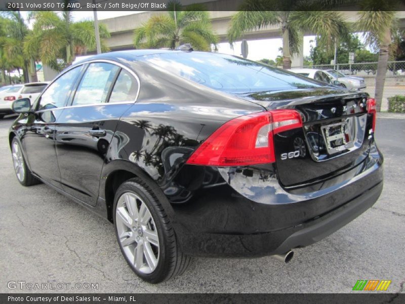 Black / Soft Beige/Off Black 2011 Volvo S60 T6 AWD