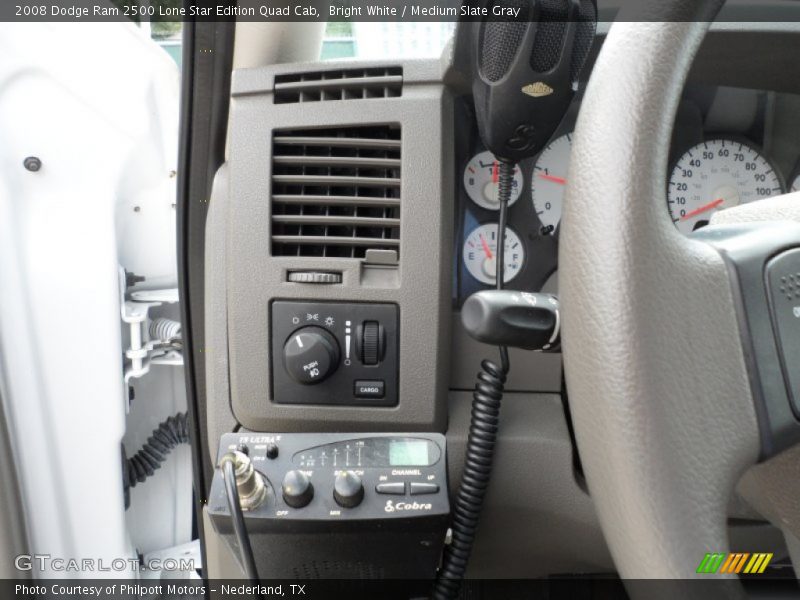 Bright White / Medium Slate Gray 2008 Dodge Ram 2500 Lone Star Edition Quad Cab
