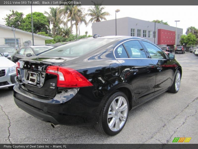 Black / Soft Beige/Off Black 2011 Volvo S60 T6 AWD