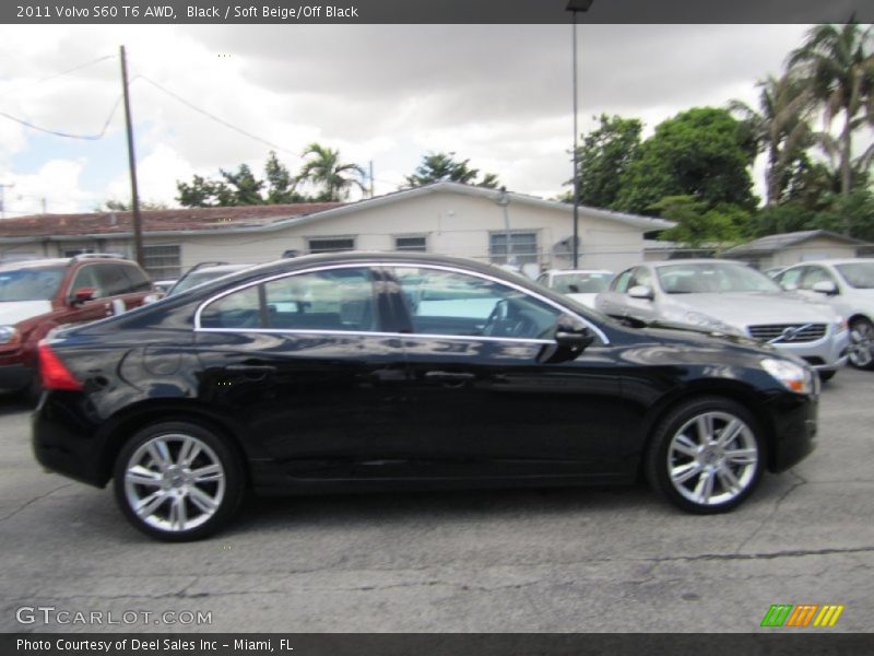 Black / Soft Beige/Off Black 2011 Volvo S60 T6 AWD