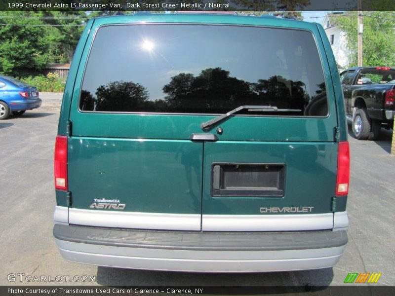 Dark Forest Green Metallic / Neutral 1999 Chevrolet Astro LS Passenger Van