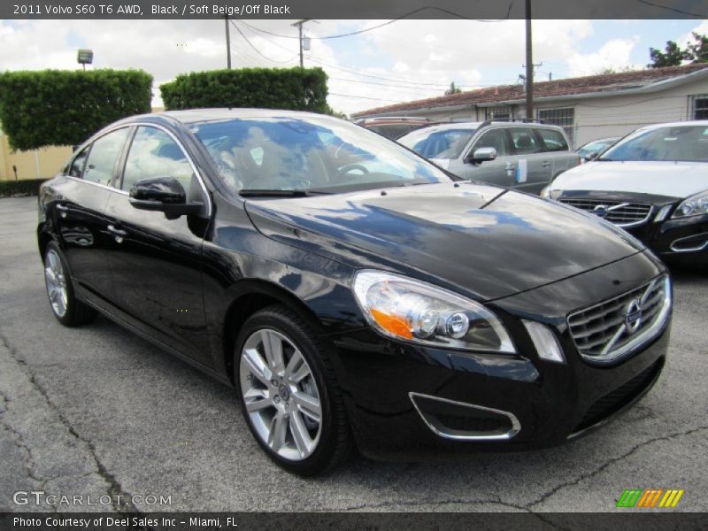 Black / Soft Beige/Off Black 2011 Volvo S60 T6 AWD