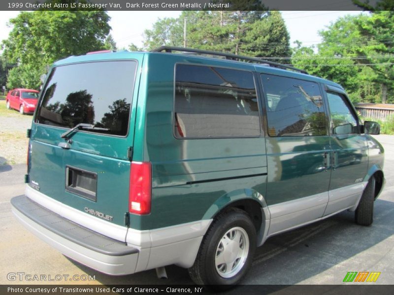 Dark Forest Green Metallic / Neutral 1999 Chevrolet Astro LS Passenger Van