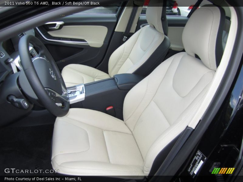 Black / Soft Beige/Off Black 2011 Volvo S60 T6 AWD