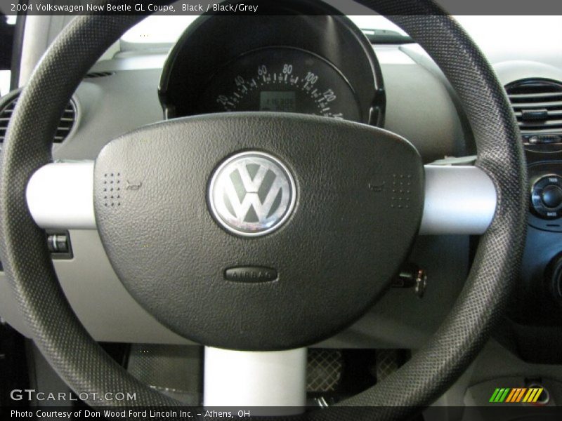 Black / Black/Grey 2004 Volkswagen New Beetle GL Coupe