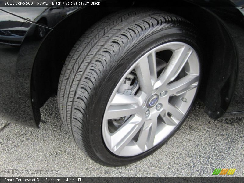 Black / Soft Beige/Off Black 2011 Volvo S60 T6 AWD