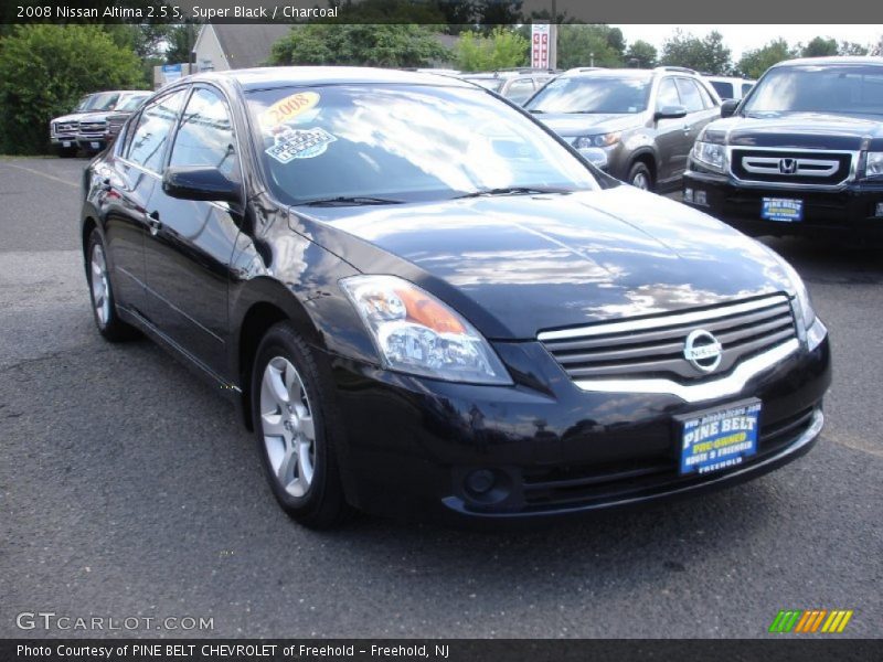 Super Black / Charcoal 2008 Nissan Altima 2.5 S
