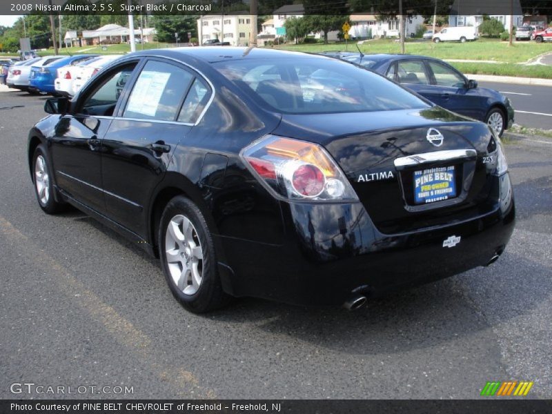 Super Black / Charcoal 2008 Nissan Altima 2.5 S