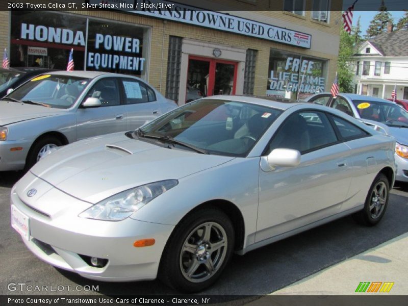 Silver Streak Mica / Black/Silver 2003 Toyota Celica GT
