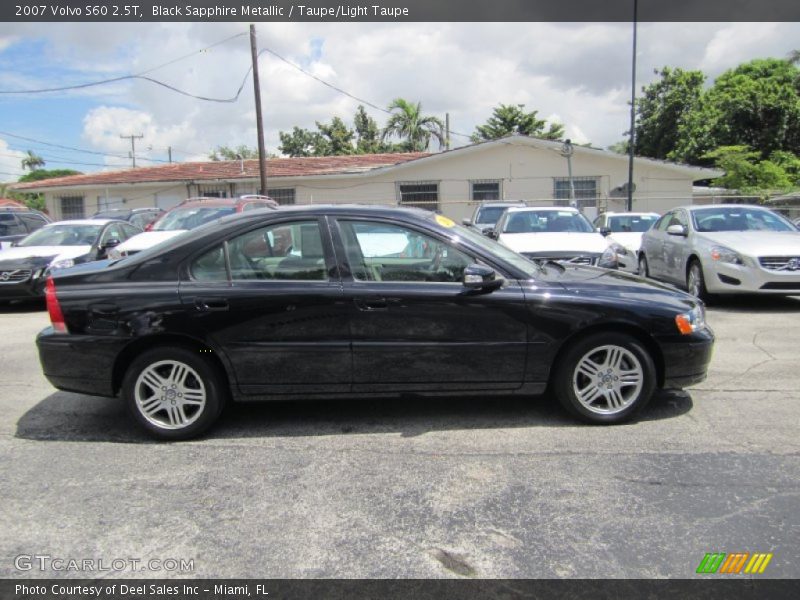 Black Sapphire Metallic / Taupe/Light Taupe 2007 Volvo S60 2.5T