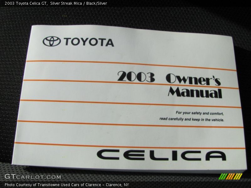 Silver Streak Mica / Black/Silver 2003 Toyota Celica GT