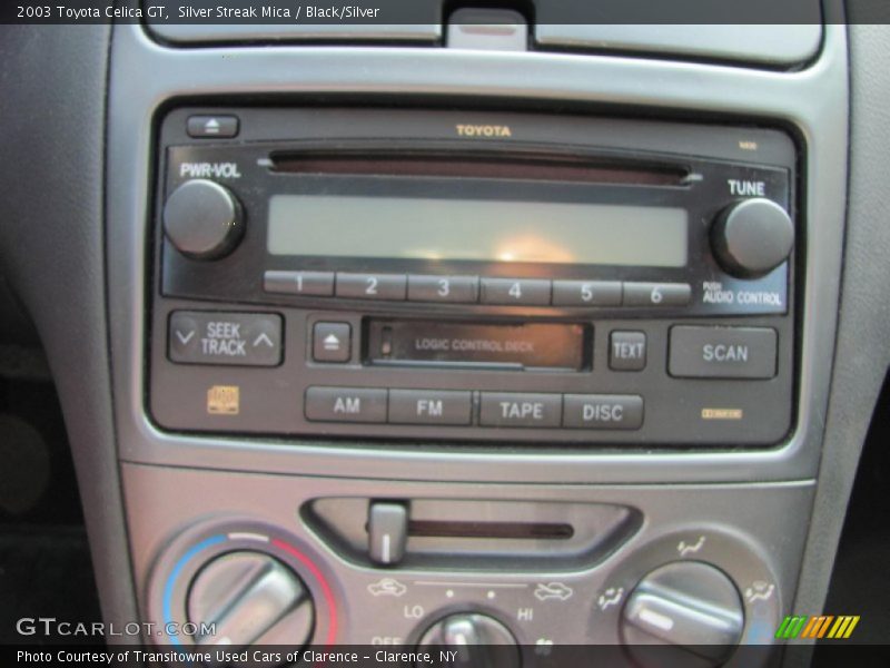 Silver Streak Mica / Black/Silver 2003 Toyota Celica GT