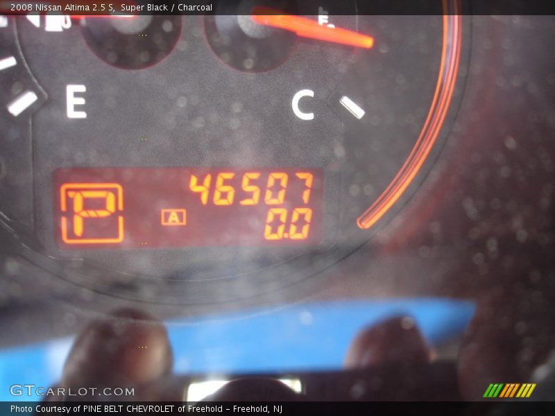 Super Black / Charcoal 2008 Nissan Altima 2.5 S