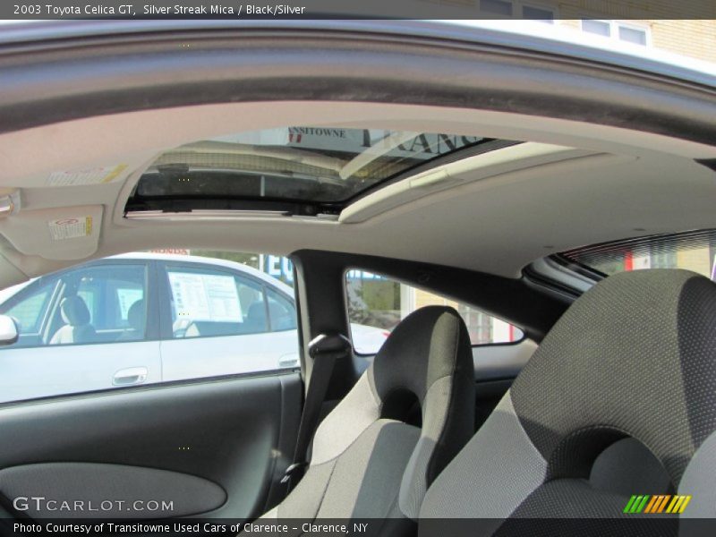 Silver Streak Mica / Black/Silver 2003 Toyota Celica GT