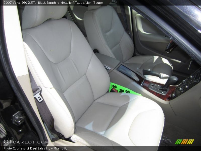 Black Sapphire Metallic / Taupe/Light Taupe 2007 Volvo S60 2.5T
