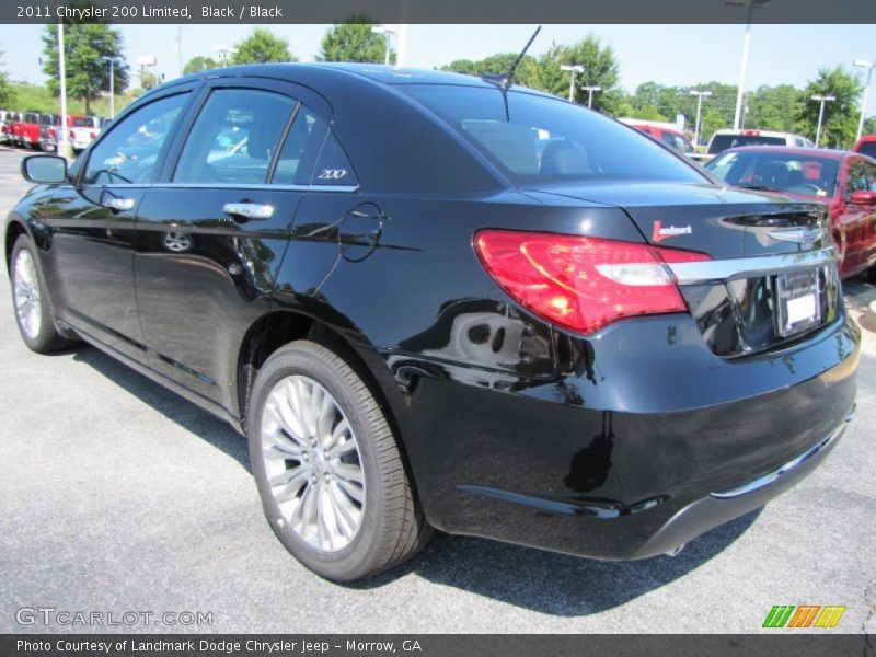 Black / Black 2011 Chrysler 200 Limited