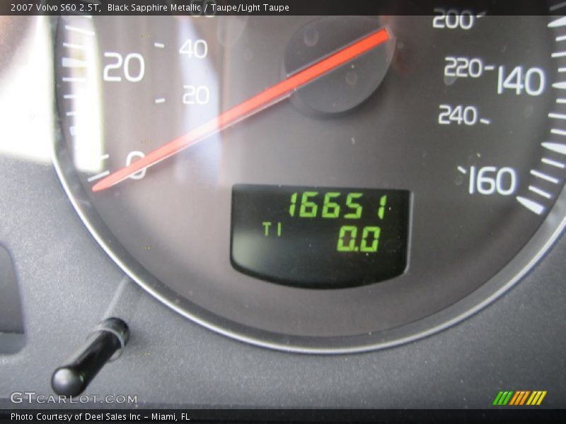 Black Sapphire Metallic / Taupe/Light Taupe 2007 Volvo S60 2.5T