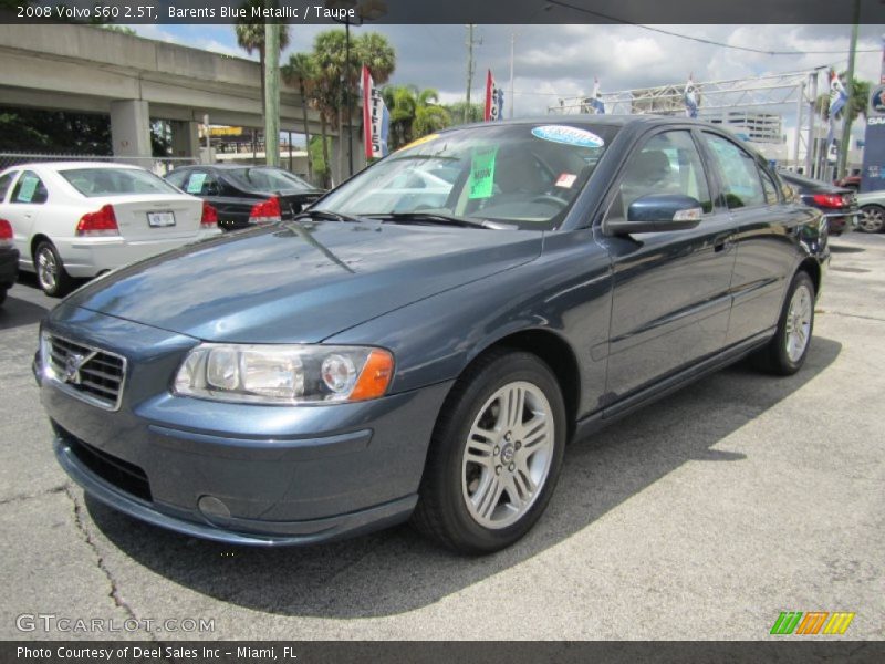 Barents Blue Metallic / Taupe 2008 Volvo S60 2.5T