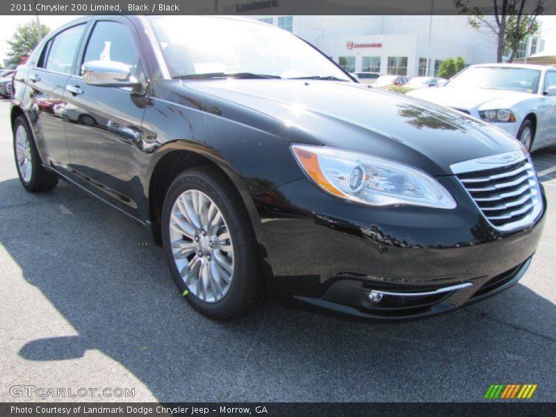 Black / Black 2011 Chrysler 200 Limited