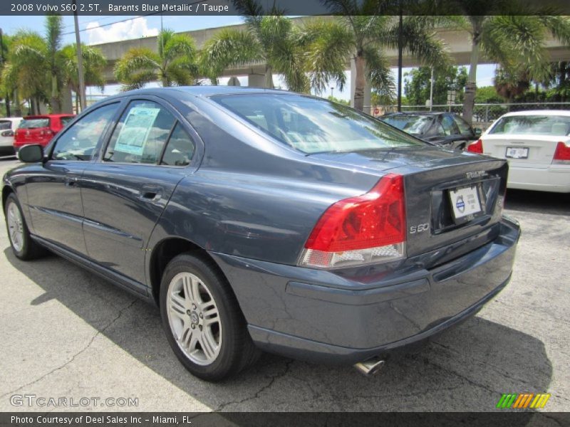 Barents Blue Metallic / Taupe 2008 Volvo S60 2.5T