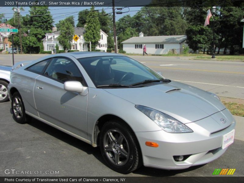 Silver Streak Mica / Black/Silver 2003 Toyota Celica GT