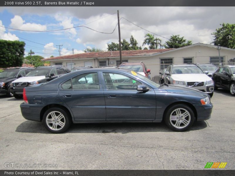 Barents Blue Metallic / Taupe 2008 Volvo S60 2.5T