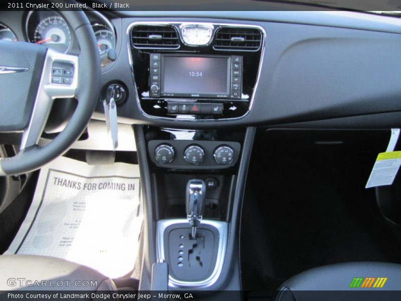 Black / Black 2011 Chrysler 200 Limited