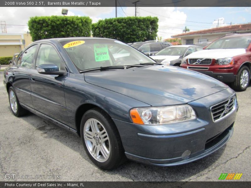 Barents Blue Metallic / Taupe 2008 Volvo S60 2.5T